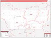 Red Lake, Mn Carrier Route Wall Map